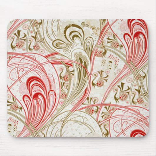 Vintage Textile Swirbeldesign - Mousepad (Vorne)