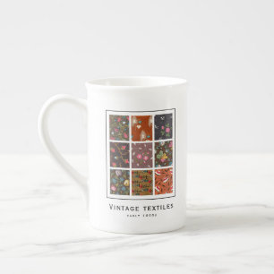"Vintage Textilien" Tasse der China von Geldbuße