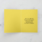 Vintage Textnachricht Happy Birthday Spaß Card Karte (Innenseite)