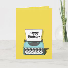 Vintage Textnachricht Happy Birthday Spaß Card Karte