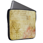 Vintage Textskripte Laptopschutzhülle (Vorne Rechts)
