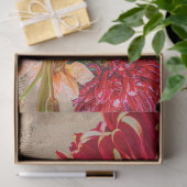 Vintage Textur Rustikale Blumendekoupage Seidenpapier (Geschenk)