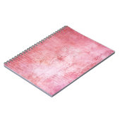 Vintage Textur Scrapbook Rosa Notizblock (Linke Seite)
