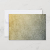 Vintage Textur UAWG RSVP Karte (Rückseite)