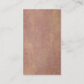 Vintage Textur Visitenkarte (Rückseite)