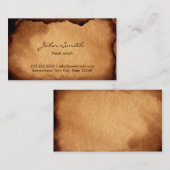 Vintage Textur von Vocal Coach Visitenkarte (Vorne/Hinten)