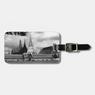 Vintage Thailand Bangkok Kapelle Royal Palace Blic Gepäckanhänger
