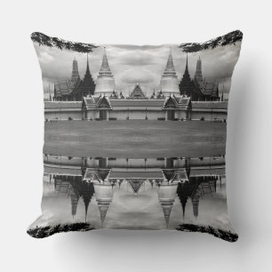 Vintage Thailand Bangkok Kapelle Royal Palace Blic Kissen