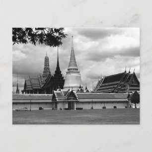 Vintage Thailand Bangkok Kapelle Royal Palace Blic Postkarte