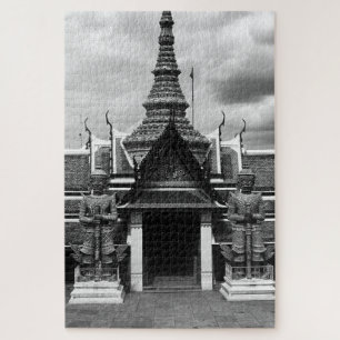 Vintage Thailand Bangkok Wat Phra Kaew Dämonenwäch Puzzle
