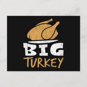 Vintage Thanksgiving Familien-Matching-Tag für Tru Postkarte