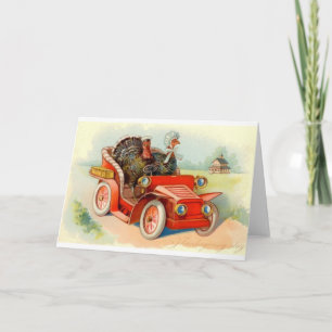 Vintage Thanksgiving Greeting Card Feiertagskarte