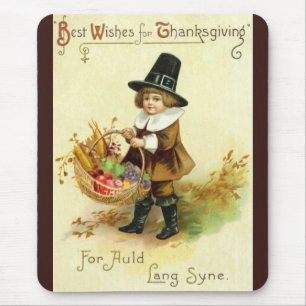 Vintage-Thanksgiving-Mauspad Mousepad