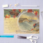 Vintage Thanksgiving Mix Series Design 11 Seidenpapier (Handwerk)