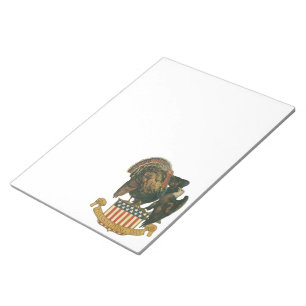 Vintage-Thanksgiving-Pute, Adler, Amerikanische Fl Notizblock