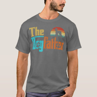 Vintage The Dogfather Standard Schnauzer Hundebesi T-Shirt