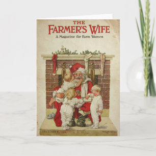 Vintage - The Farmer's Wife Magazine, Feiertagskarte