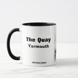 Vintage The Quay Yarmouth Norfolk England Tasse