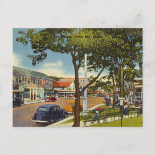 Vintage, The Square, Onset Bay, Maine Postkarte