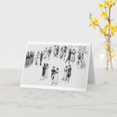 Vintage - The Waltz Karte (Gelbe Blume)