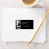 Vintage Theatralik Adressaufkleber (Insitu)