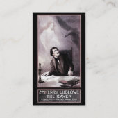 Vintage Theatralik Visitenkarte (Rückseite)