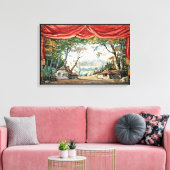 VINTAGE THEATRE BACKDROP BALLETT GISELLE CANVAS LEINWANDDRUCK (Insitu (Wohnzimmer))