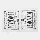 Vintage Thema Frische Zitrone Geschirrtuch (Horizontal)
