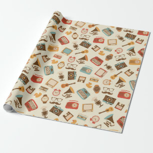 Vintage-Thema Geschenkpapier