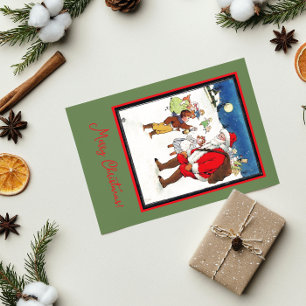 Vintage-Thema-Santa-Babys-Geschenke Weihnachten