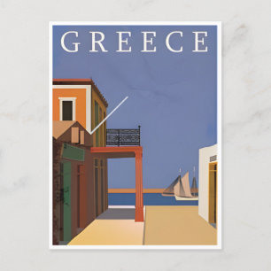 Vintage Thessaloniki Stadt Griechenland Vokation S Postkarte