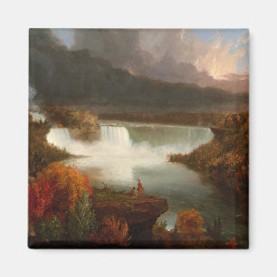 Vintage Thomas Cole Entfernte Ansicht der Niagara  Magnet