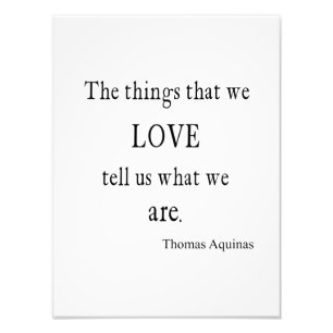 Vintage Thomas- von AquinLiebe-Inspirational Fotodruck