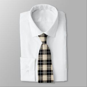 Vintage Thomson Kamel-Tartan-Karo-Muster Krawatte