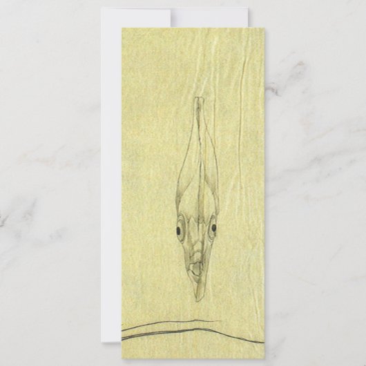 Vintage Threadfin Trevally, afrikanischer Pompano (Vorderseite)