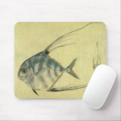 Vintage Threadfin Trevally, afrikanischer Pompano Mousepad (Mit Mouse)