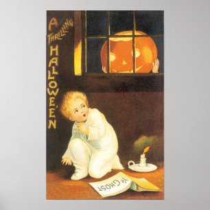 Vintage Thrilling Halloween von Ellen Clapsaddle Poster