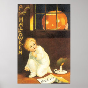 Vintage Thrilling Halloween von Ellen Clapsaddle Poster
