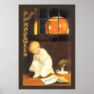 Vintage Thrilling Halloween von Ellen Clapsaddle Poster