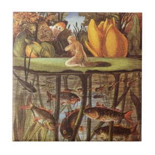 Vintage Thumbelina Märchen, Eleanor Vere Boyle Fliese