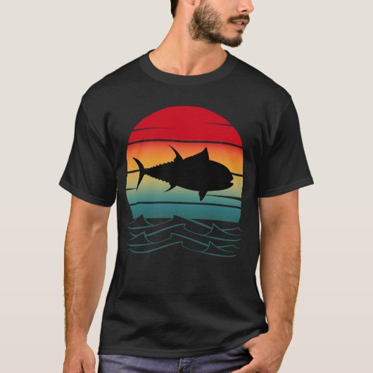 Vintage Thunfisch T-Shirt (Vorderseite)