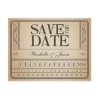 Vintage Ticket II - Datum merken mit Lochung