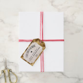 Vintage Ticketbridal Geschenkanhänger (Mit Garn)