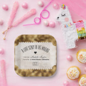 Vintage Ticketbridal Pappteller (Party)