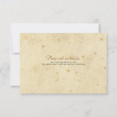 Vintage Ticketkarte RSVP Karte (Rückseite)