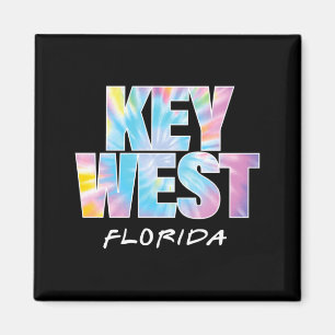 Vintage-Tie-Dye-Souvenir aus Key West, Florida Magnet