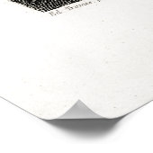 Vintage Tierdarstellung eines Kamels Poster (Ecke)