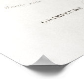 Vintage Tierdarstellung eines Pavoninquetzals Poster (Ecke)