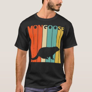 Vintage-Tierdruck Manguste  T-Shirt