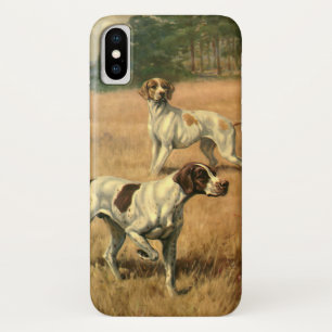 Vintage Tiere, englische Hunde auf Zeigerjagd Case-Mate iPhone Hülle